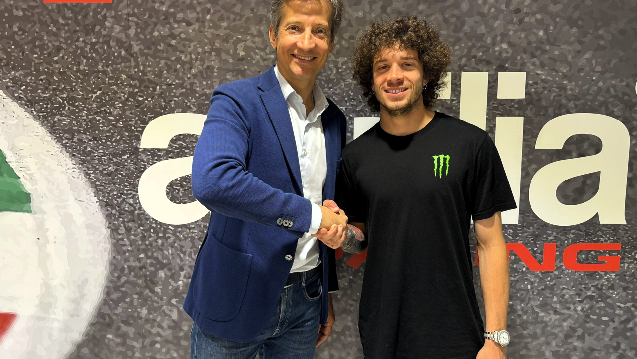 Marco Bezzecchi, Massimo Rivola, Aprilia